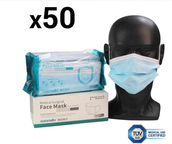 surgical face masks fluid resistant
